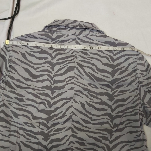 Kensie Zebra-Print Coat - Picture 9 of 11